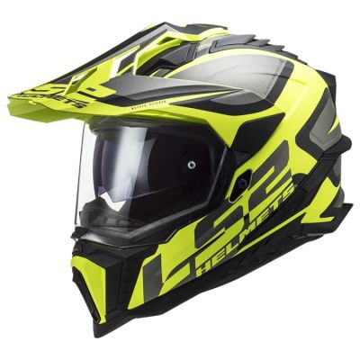 LS2 MX701 EXPLORER HPFC ALTER adventure helma matná-H-V-žlutá vel.L
